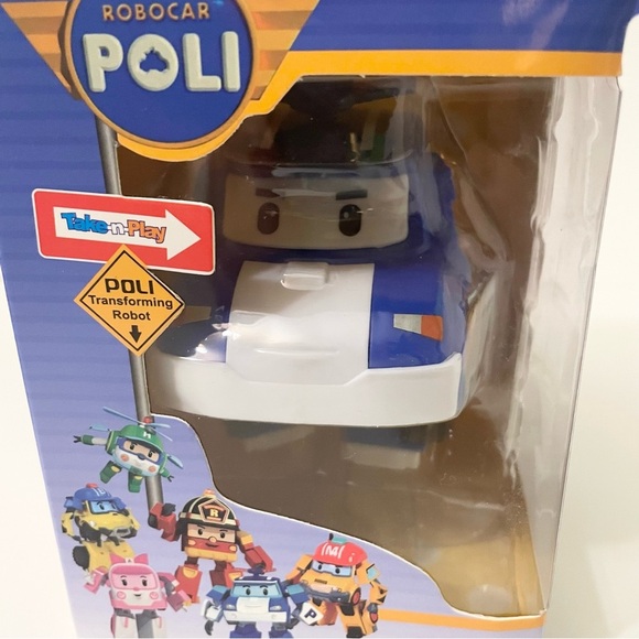 Robocar Poli Police Car Take n Play Transforming Robot Toy - Picture 2 of 11